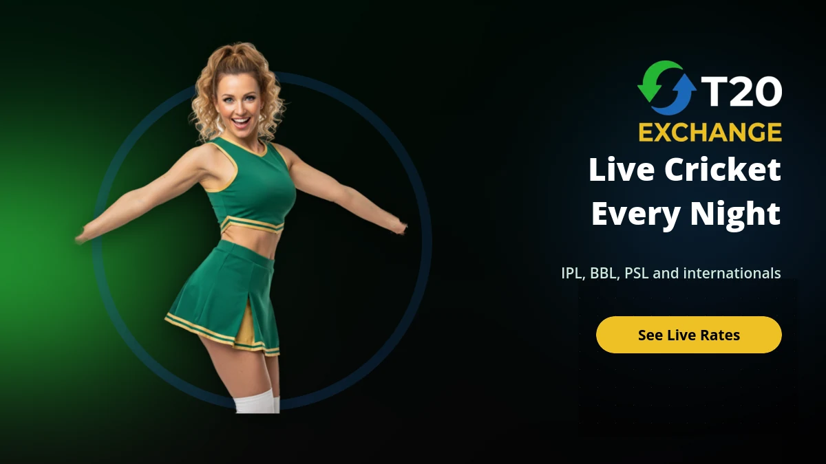 T20 Exchange live cricket markets for IPL, BBL, PSL and international matches